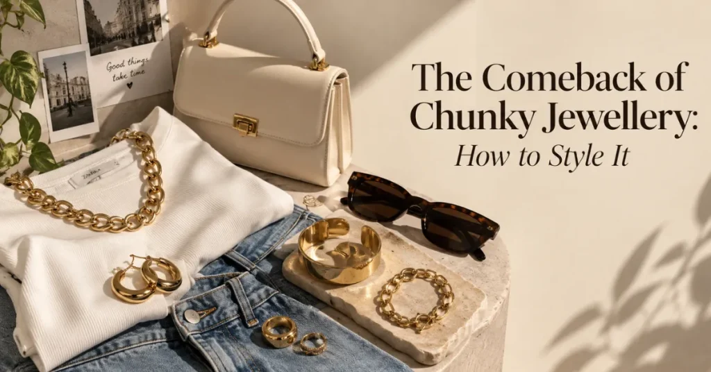 how to style chunky jewellery
